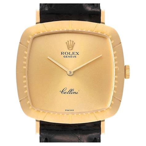 18kt rolex cellini|Rolex cellini 18k gold watch.